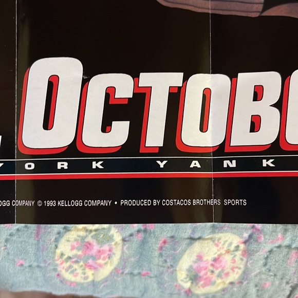 ⚾️ Reggie Jackson - Mr October Mini Poster ~ Kellogg’s Promotion ⚾️ - Picture 3 of 11